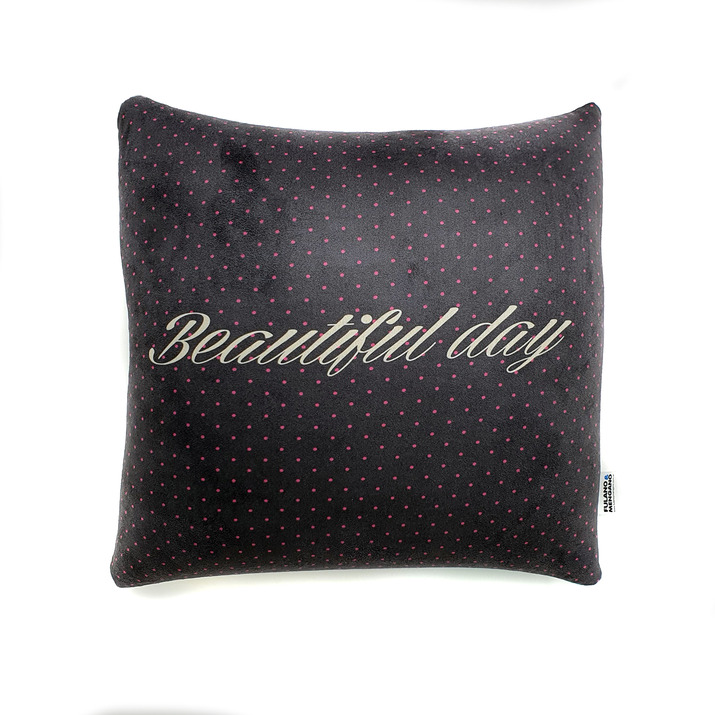 30% OFF - SUPER SALE! Almohadón Gamuza - BEAUTIFUL CUADRADO